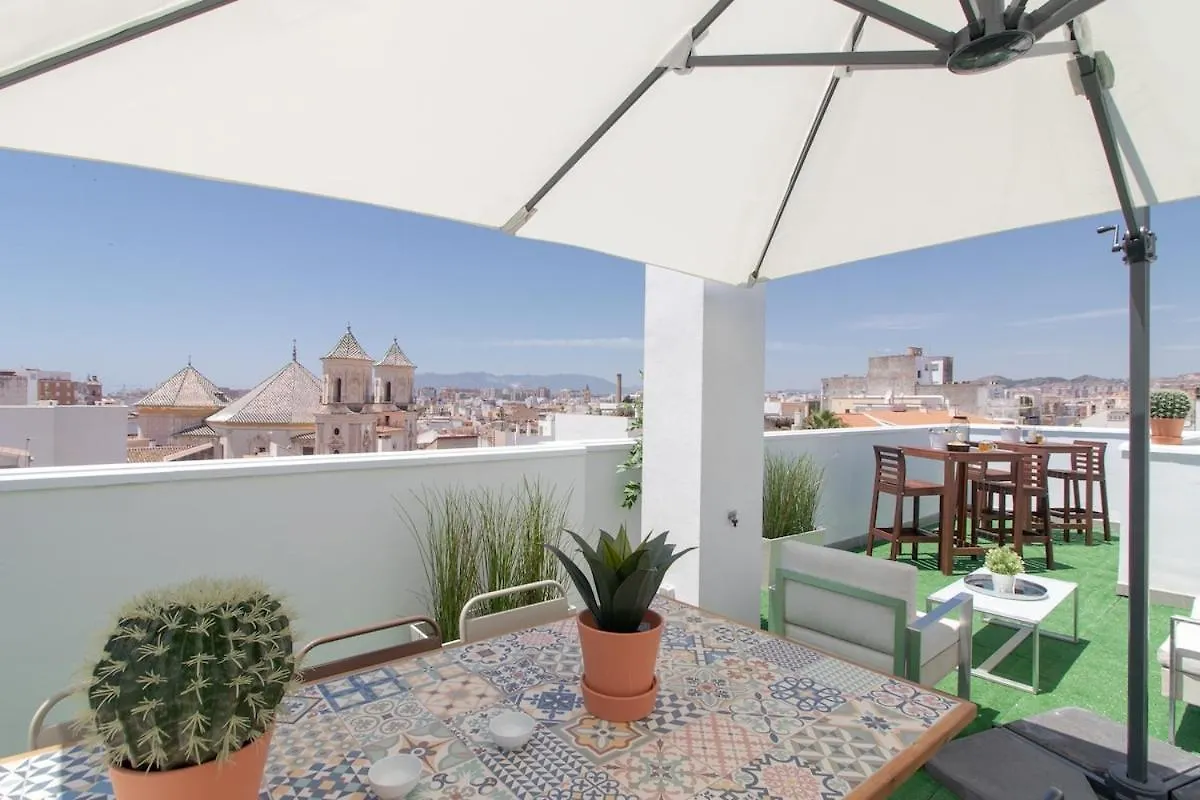 C56 - Studio With Amazing Terrace In The Centre Màlaga 0*,